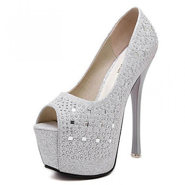 Women's Wedding Shoes Heels/Peep Toe/Platform Heel...