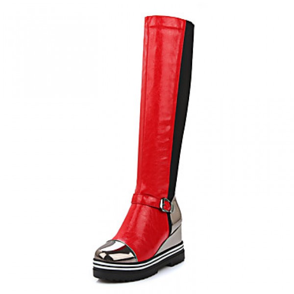 Women's Shoes Spring Riding Boots / Round Toe Heel...