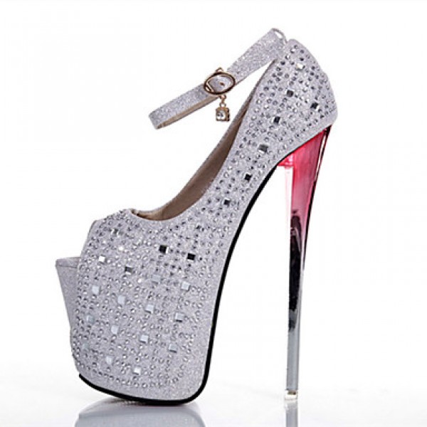 Women's Shoes Sexy Peep Toe Stiletto Heel Pumps Pa...