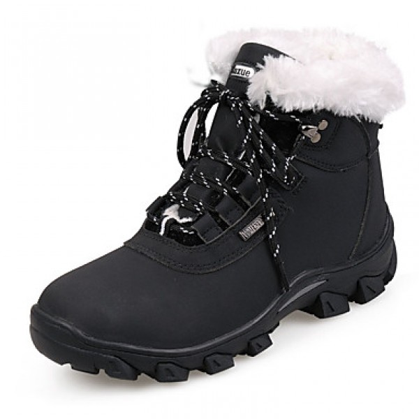 Women's Boots Winter Comfort PU Casual Chunky Heel...