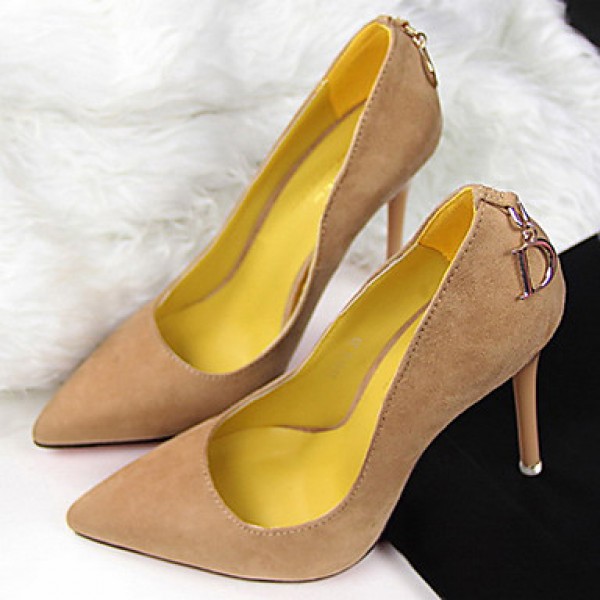 Women's Spring / Summer / Fall / Winter Heels Suede Dress / Casual / Party & Evening Stiletto HeelBlack / Blue / Green / Red / Khaki /