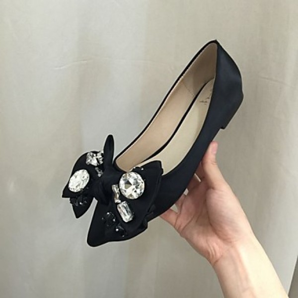 Women's Flats Fall Ballerina / Pointed Toe Fabric ...