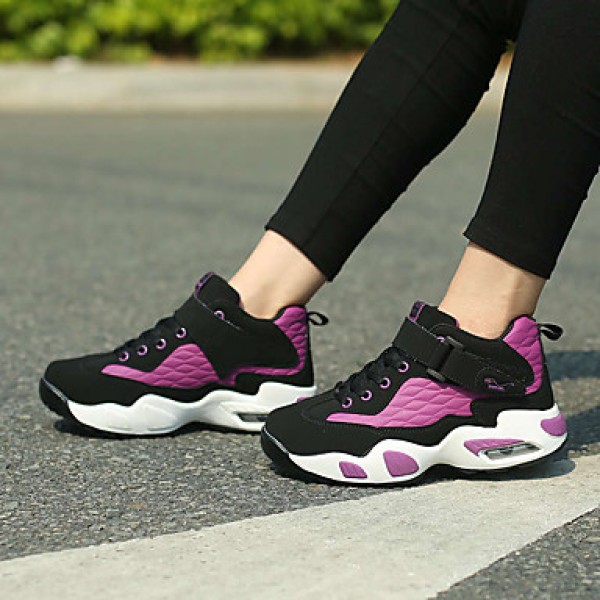 Women's Athletic Shoes Comfort Synthetic Party & Evening / Athletic / Casual Flat Heel Lace-upPurple /