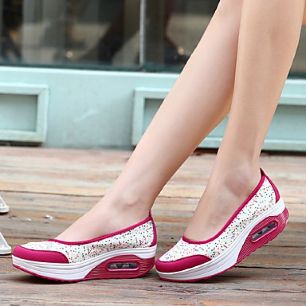 Women's Shoes Fabric Spring / Summer / Fall / Winter Wedges / Roller Skate Shoes / Creepers / Comfort /