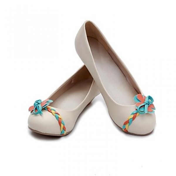 Women's Spring / Summer / Fall Round Toe Leatheret...