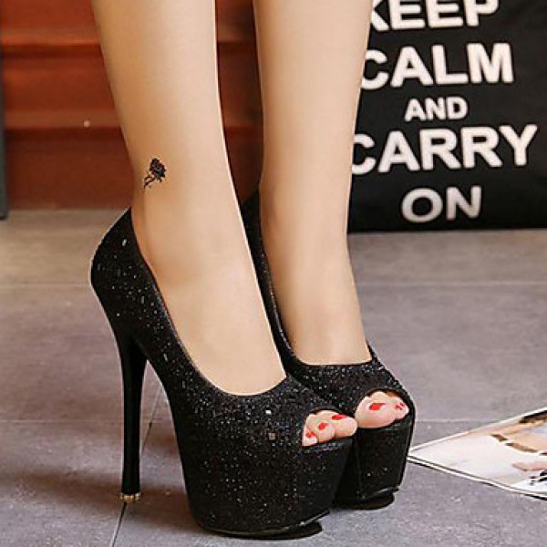 Women's Wedding Shoes Heels/Peep Toe/Platform Heels Wedding/Party & Evening