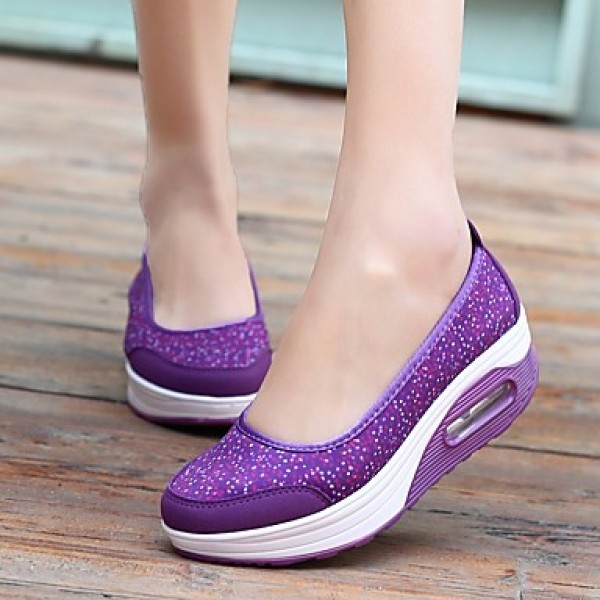 Women's Shoes Fabric Spring / Summer / Fall / Winter Wedges / Roller Skate Shoes / Creepers / Comfort /